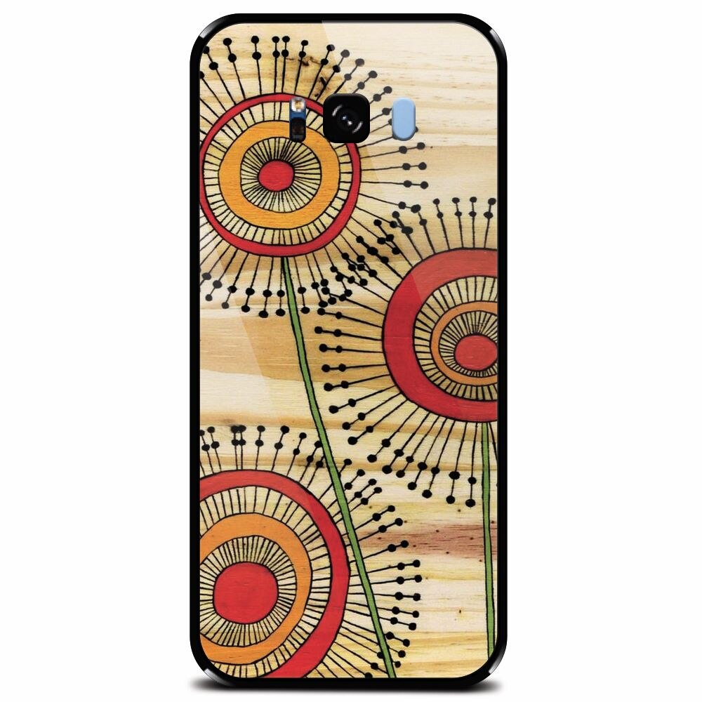 Husa din sticla securizata pentru Samsung Galaxy S8 Plus, Dandelions