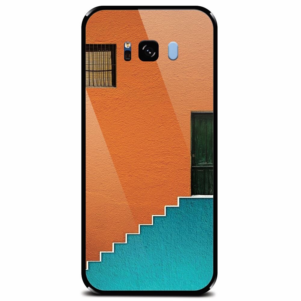 Husa din sticla securizata pentru Samsung Galaxy S8, Stairs