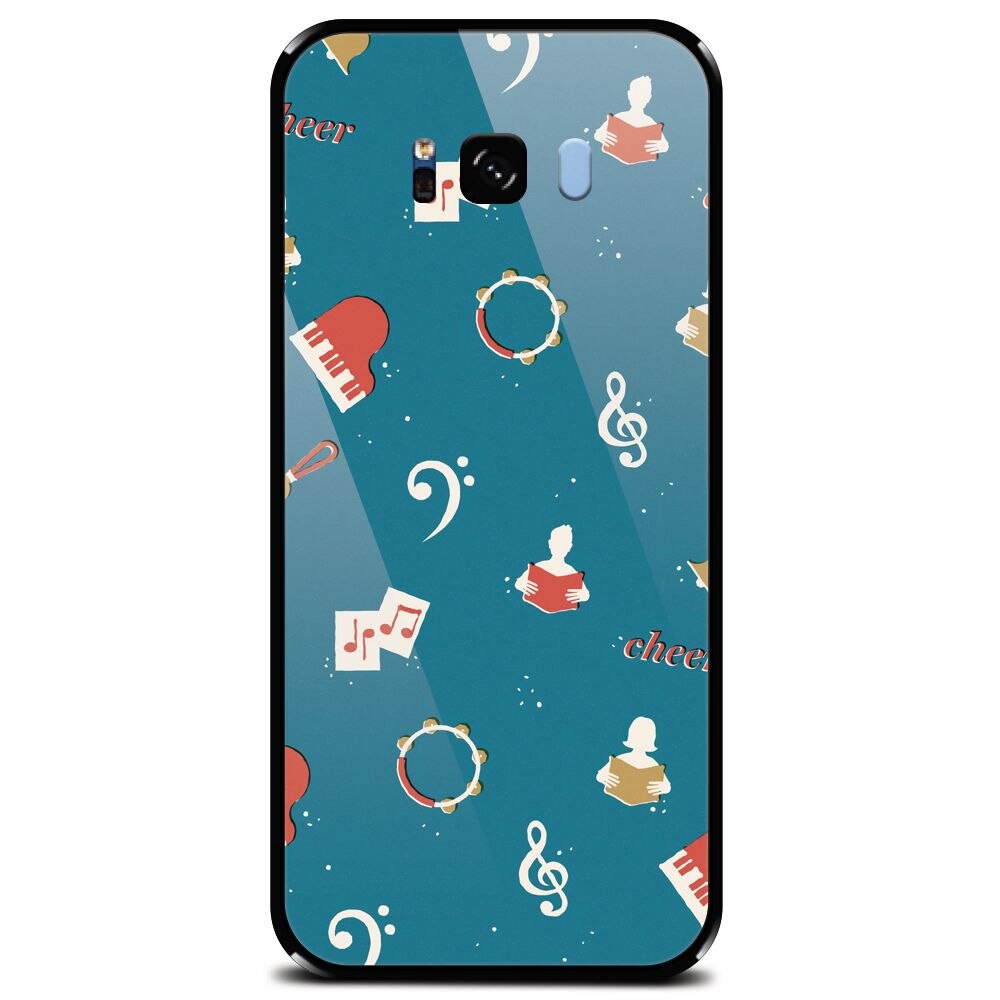 Husa din sticla securizata pentru Samsung Galaxy S8 Plus, Alfred Music