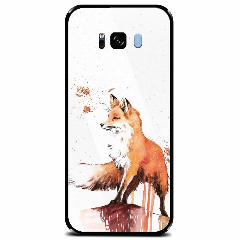 Husa din sticla securizata pentru Samsung Galaxy S8 Plus, Fox 101