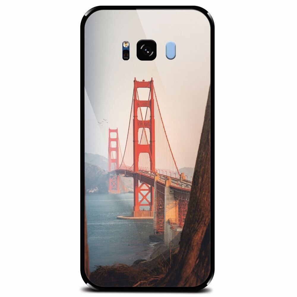 Husa din sticla securizata pentru Samsung Galaxy S8, Bridge