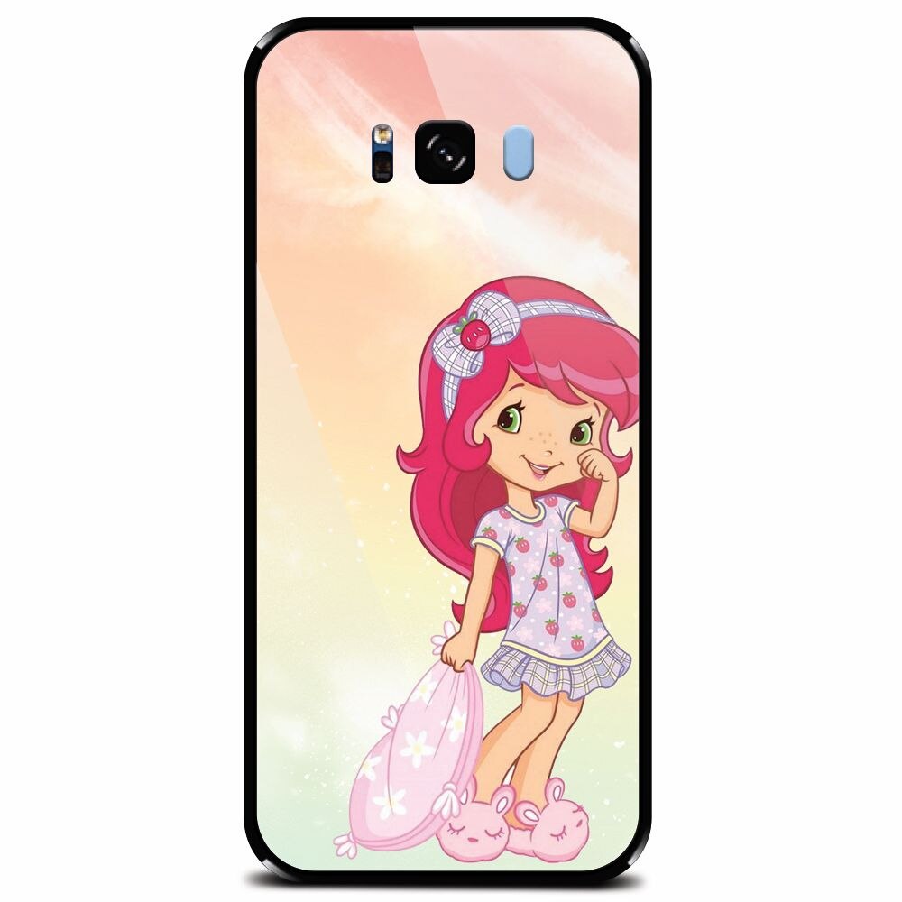 Husa din sticla securizata pentru Samsung Galaxy S8 Plus, Sweet Girl