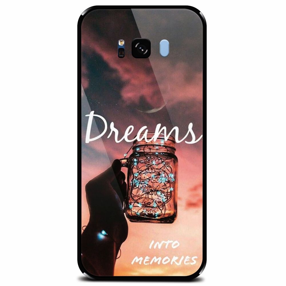 Husa din sticla securizata pentru Samsung Galaxy S8 Plus, Dreams