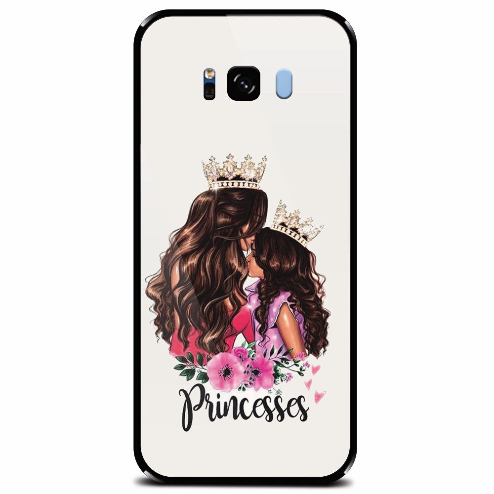 Husa din sticla securizata pentru Samsung Galaxy S8, Princesses