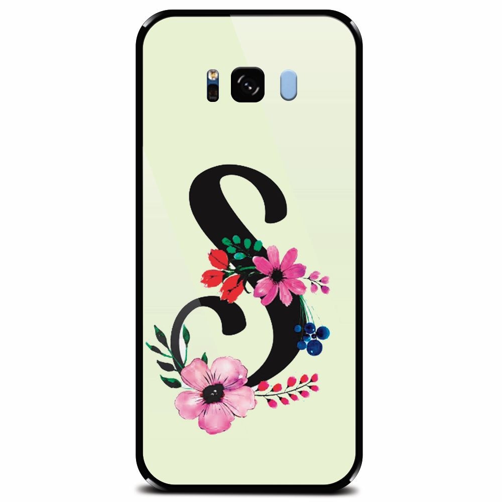 Husa din sticla securizata pentru Samsung Galaxy S8 Plus, Litera S