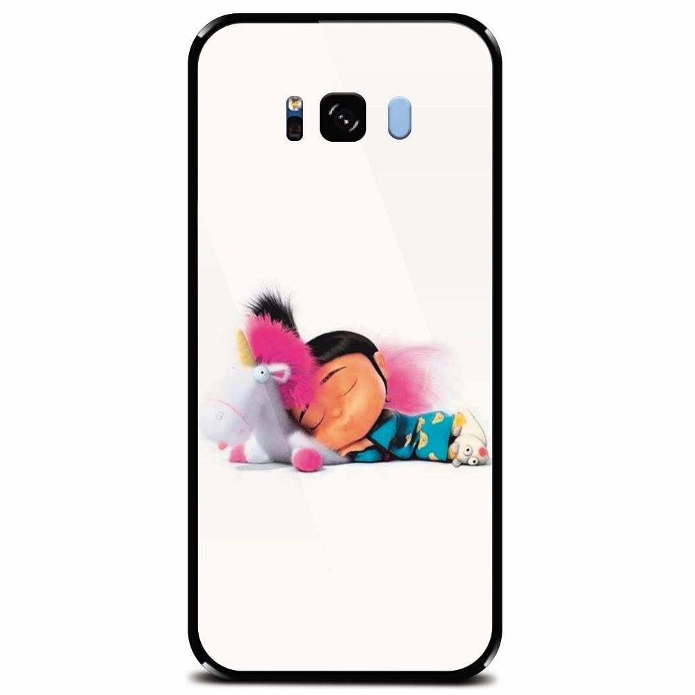 Husa din sticla securizata pentru Samsung Galaxy S8 Plus, Cute Pony Love