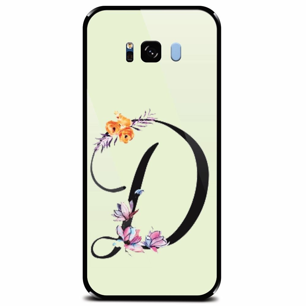 Husa din sticla securizata pentru Samsung Galaxy S8, Litera D