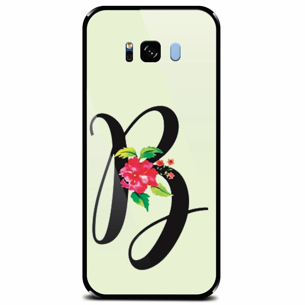 Husa din sticla securizata pentru Samsung Galaxy S8 Plus, Litera B