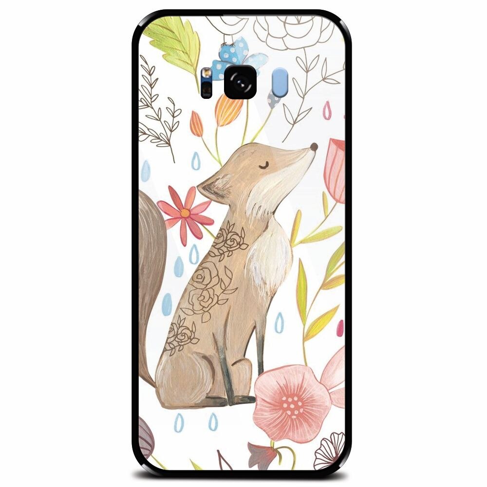 Husa din sticla securizata pentru Samsung Galaxy S8 Plus, Fox
