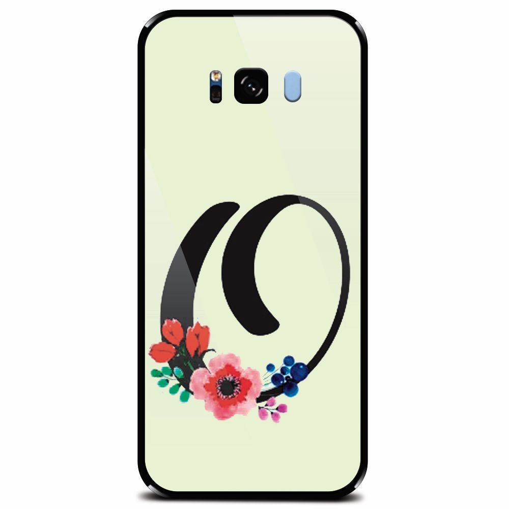 Husa din sticla securizata pentru Samsung Galaxy S8 Plus, Litera O