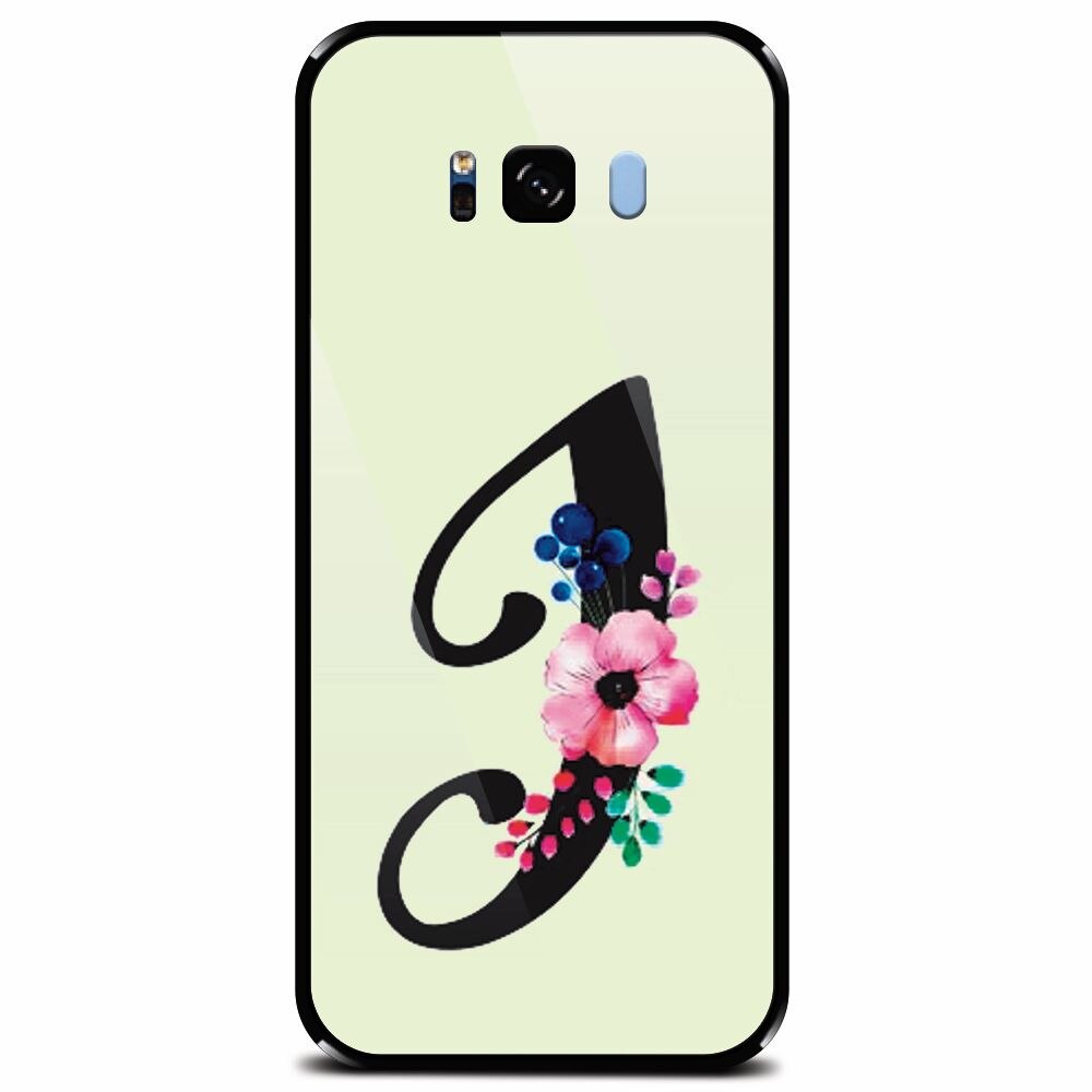 Husa din sticla securizata pentru Samsung Galaxy S8 Plus, Litera I