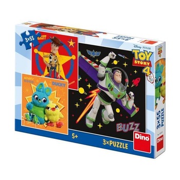 Puzzle 3 in 1 - TOY STORY 4 (55 piese) Puzzle 3 in 1 - TOY STORY 4 (55 piese)