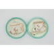 Set suport cesti din pluta, DownCer, Elegant, Vintage