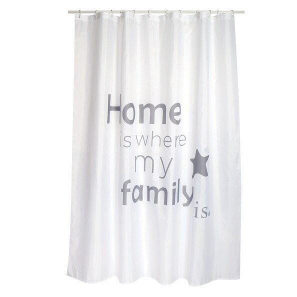 Perdea dus Premium Poliester , Msv, 180x200 cm , HOME