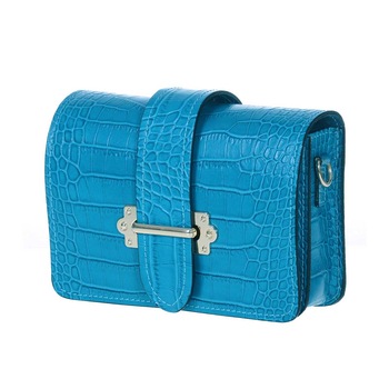 Geanta din Piele Naturala Turquoise, Anemona Geanta din Piele Naturala Turquoise, Anemona