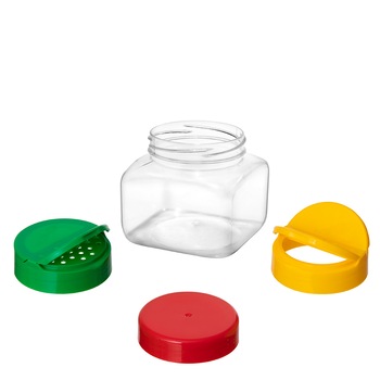 Borcan plastic 0.300 L cu capac Borcan plastic 0.300 L cu capac