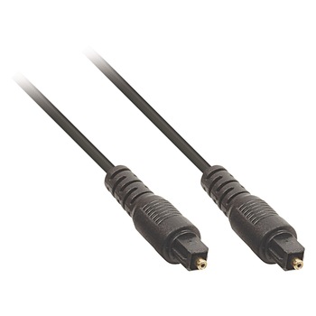 Cablu audio digital, Toslink tata - Toslink tata 5 m negru Valueline Cablu audio digital, Toslink tata - Toslink tata 5 m negru Valueline