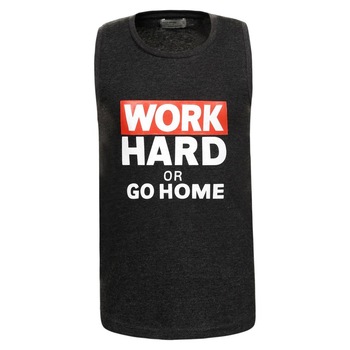 Tricou fara maneci WORK HARD, bleumarin Tricou fara maneci WORK HARD, bleumarin