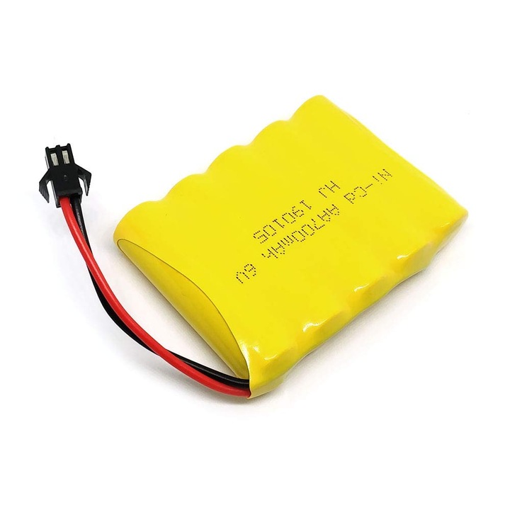 Акумулаторна батерия, 6 V, 700 mAh, AA Ni-Cd, Със SM 2P връзка