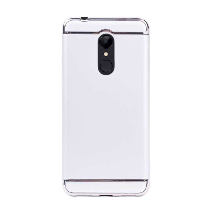Luxus 3 részes tok/tok Xiaomi Redmi 5-höz, Kemény, Magas védelem, Ezüst