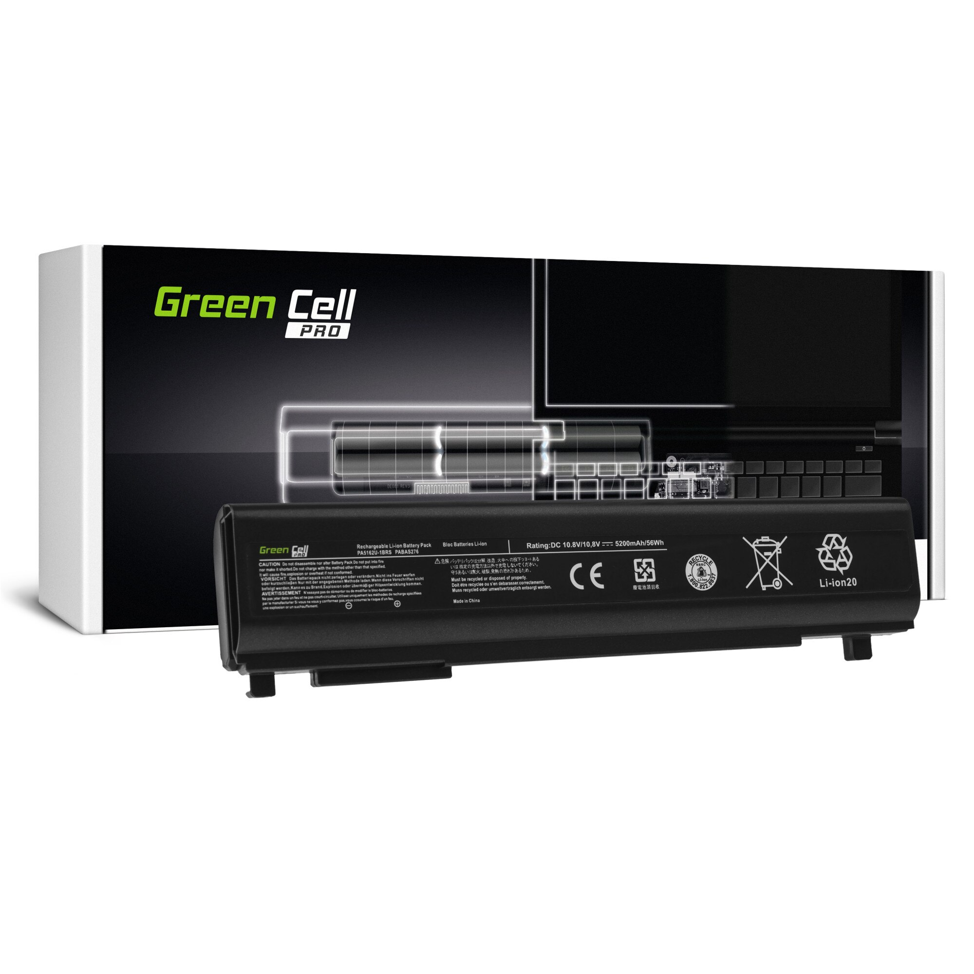 Baterie laptop PRO serie PA5162U-1BRS pentru Toshiba Portege R30 R30-A R30-A-134 R30-A-14K R30-A-17K R30-A-15D R30-A-1C5 acumulator marca Green Cell
