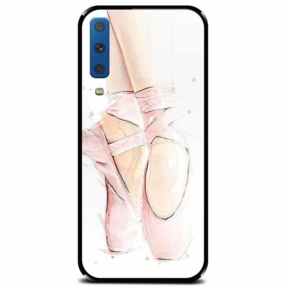 Husa din sticla securizata pentru Samsung Galaxy A7 (2018), Balet
