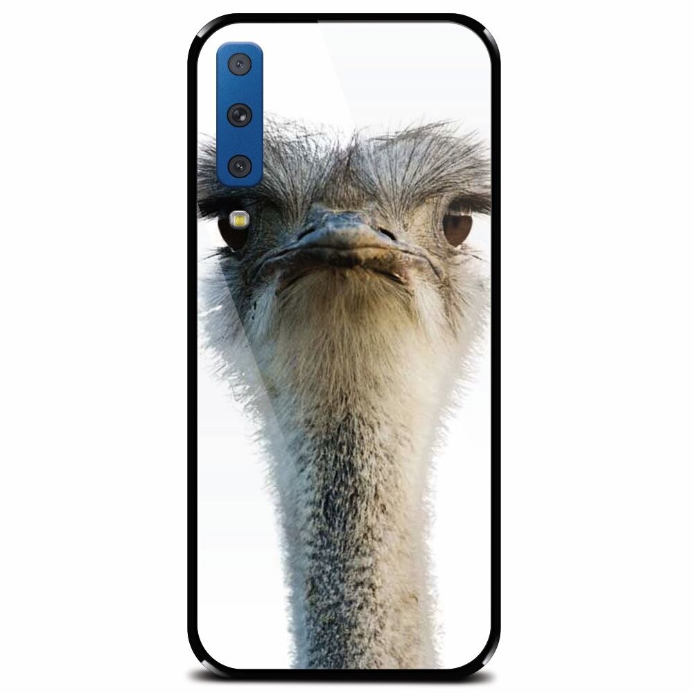 Husa din sticla securizata pentru Samsung Galaxy A7 (2018), Emu