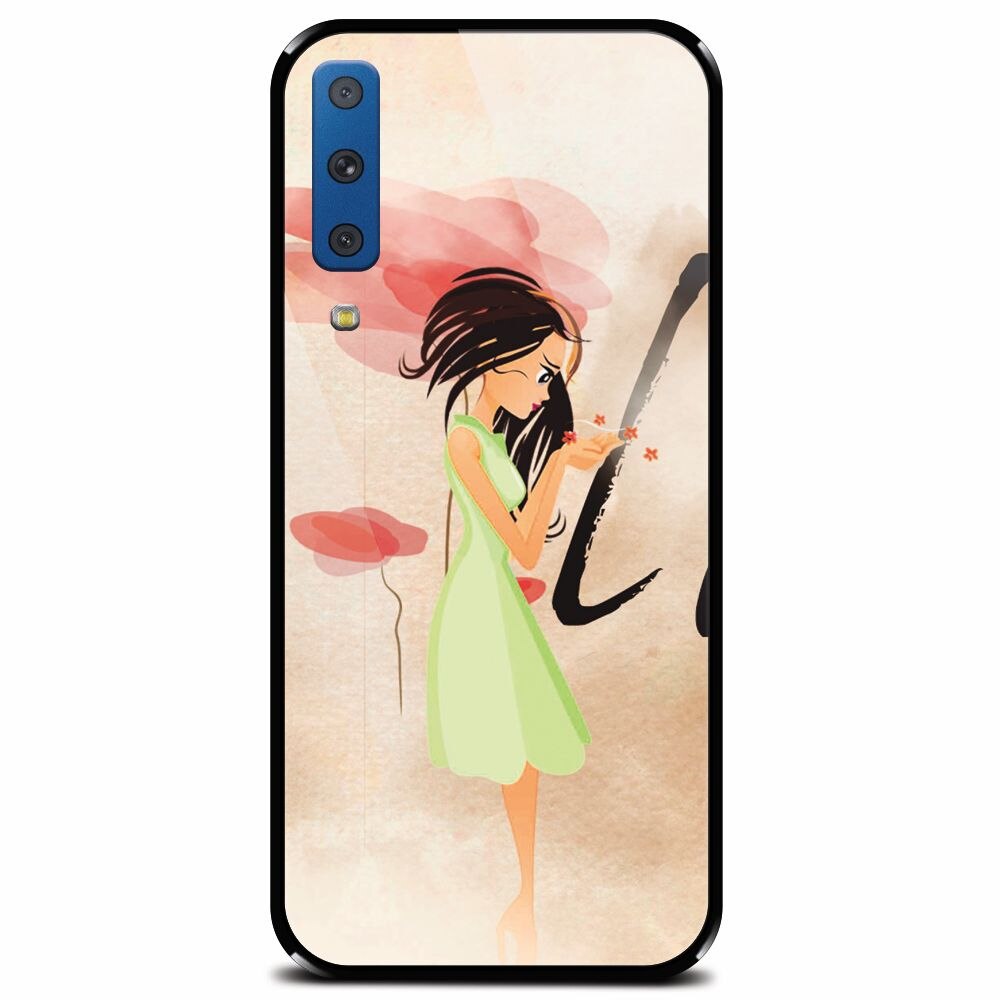 Husa din sticla securizata pentru Samsung Galaxy A7 (2018), Lost Without You