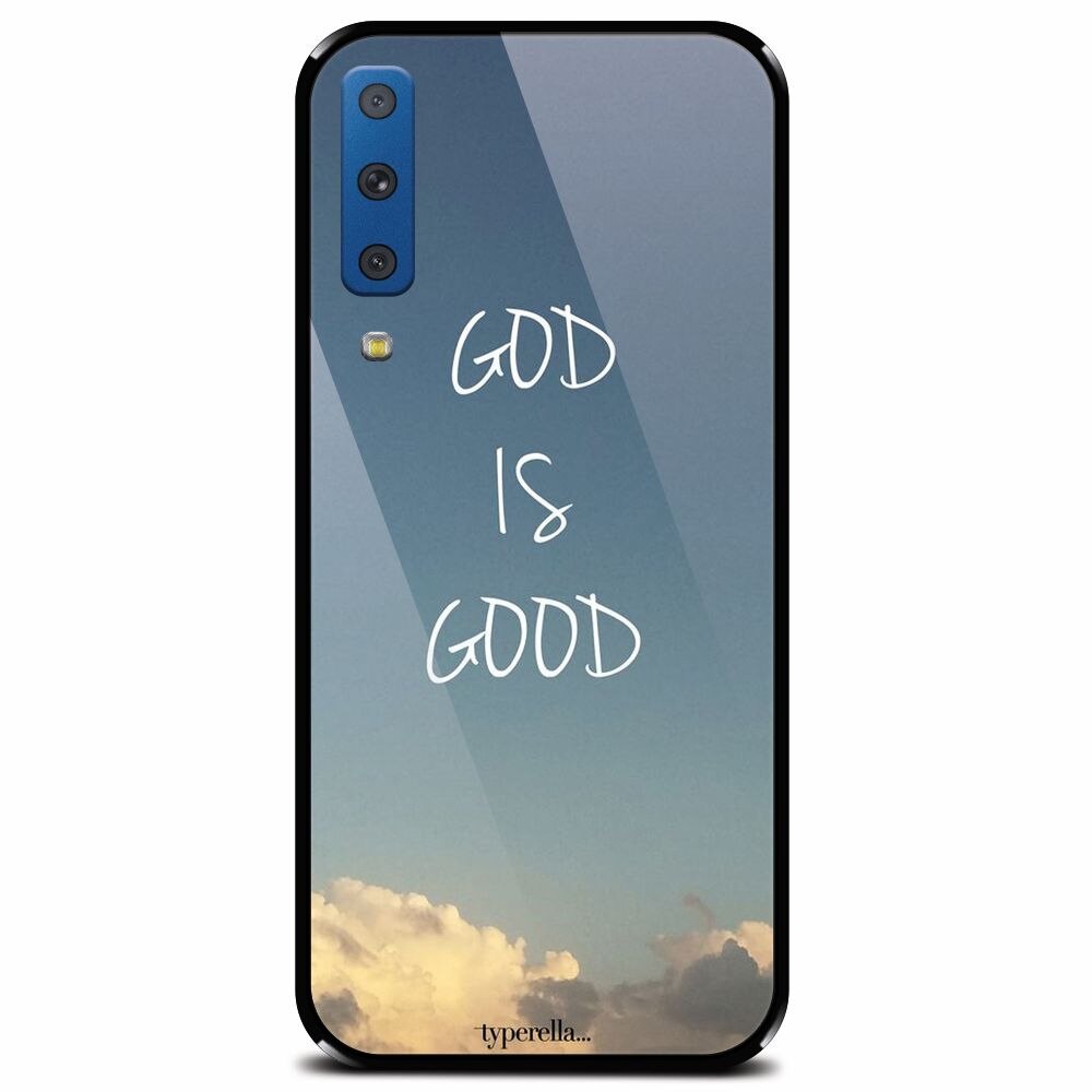 Husa din sticla securizata pentru Samsung Galaxy A7 (2018), Good Is Good