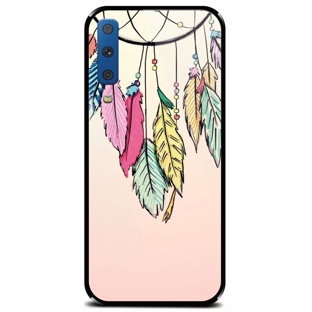 Husa din sticla securizata pentru Samsung Galaxy A7 (2018), Dreamcatcher 101