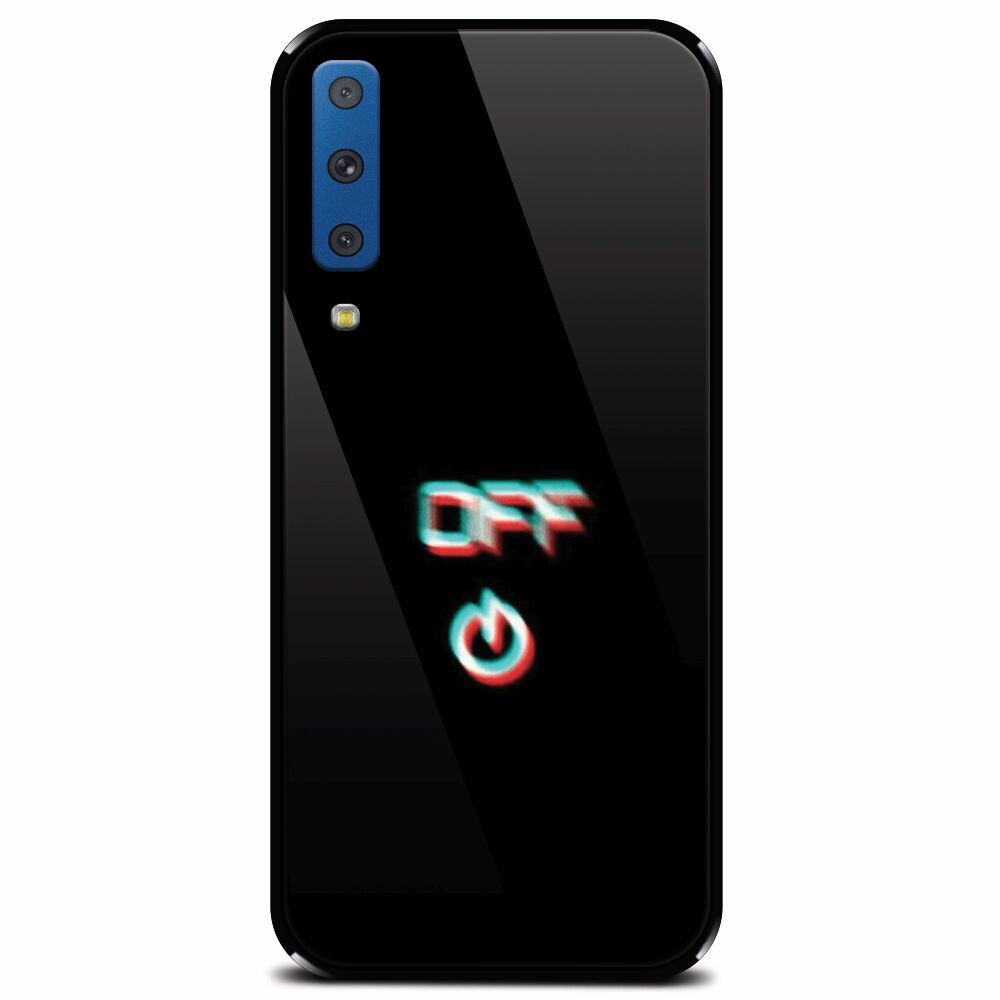 Husa din sticla securizata pentru Samsung Galaxy A7 (2018), Off