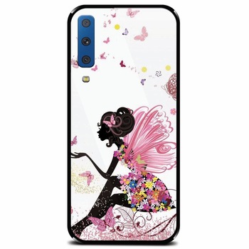 Husa din sticla securizata pentru Samsung Galaxy A7 (2018), Fairy 101 Husa din sticla securizata pentru Samsung Galaxy A7 (2018), Fairy 101