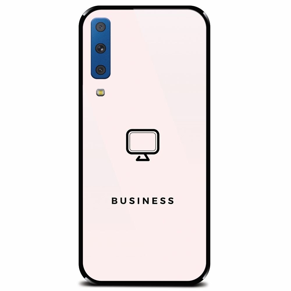 Husa din sticla securizata pentru Samsung Galaxy A7 (2018), Business