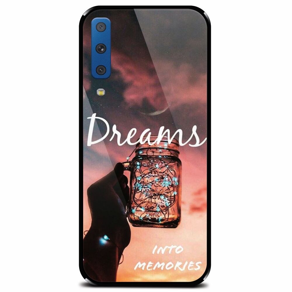 Husa din sticla securizata pentru Samsung Galaxy A7 (2018), Dreams