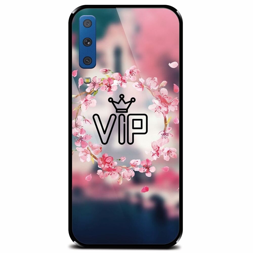 Husa din sticla securizata pentru Samsung Galaxy A7 (2018), VIP