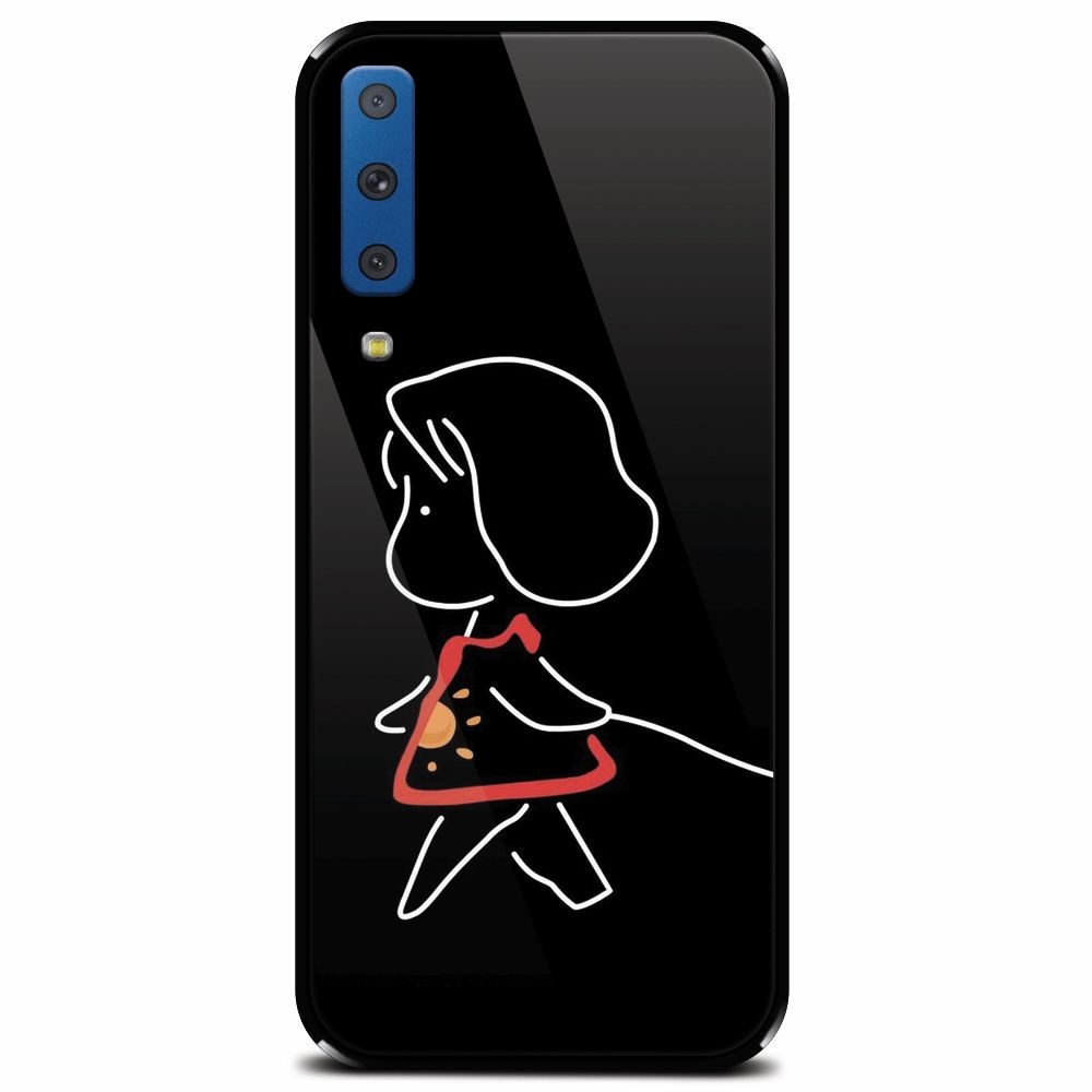 Husa din sticla securizata pentru Samsung Galaxy A7 (2018), Fallow Me