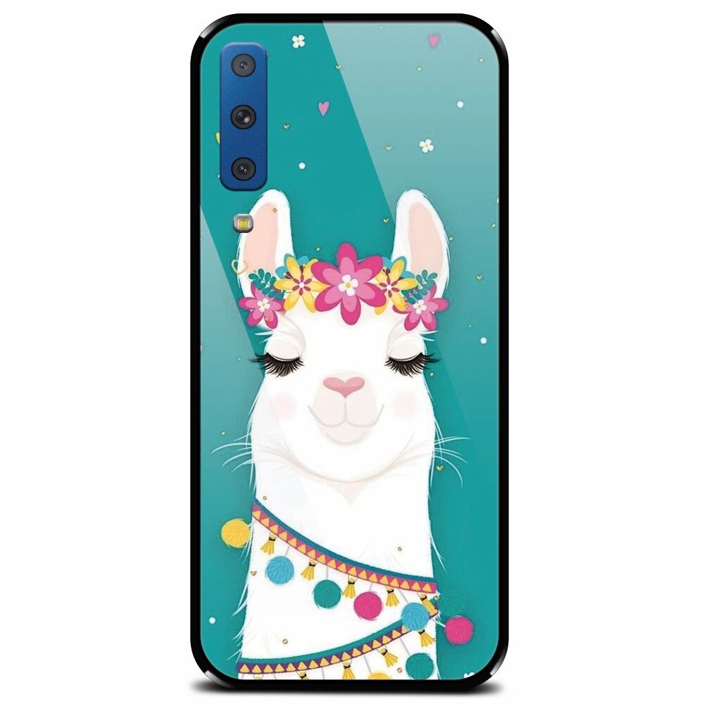 Husa din sticla securizata pentru Samsung Galaxy A7 (2018), Lama