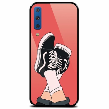 Husa din sticla securizata pentru Samsung Galaxy A7 (2018), Relax 101 Husa din sticla securizata pentru Samsung Galaxy A7 (2018), Relax 101