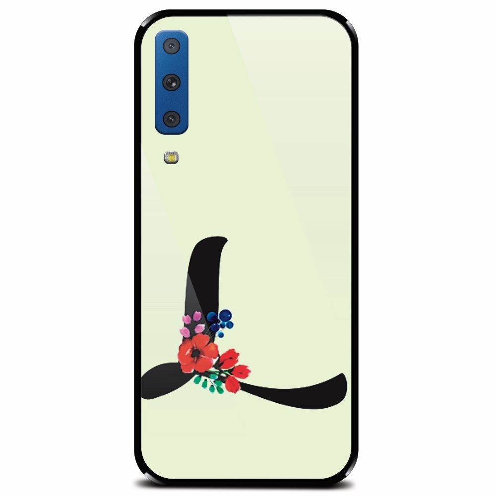 Husa din sticla securizata pentru Samsung Galaxy A7 (2018), Litera L