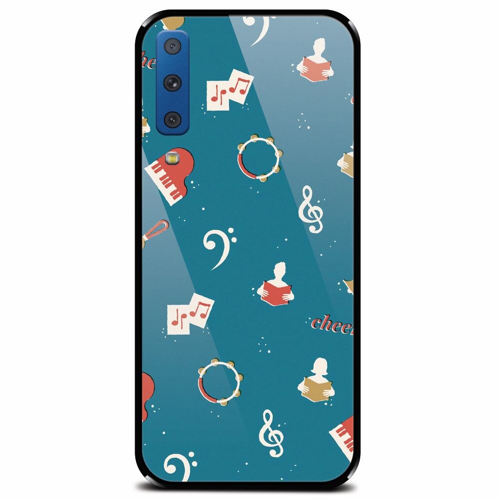 Husa din sticla securizata pentru Samsung Galaxy A7 (2018), Alfred Music