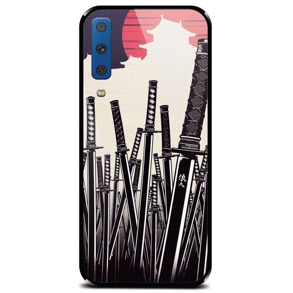 Husa din sticla securizata pentru Samsung Galaxy A7 (2018), Ronin