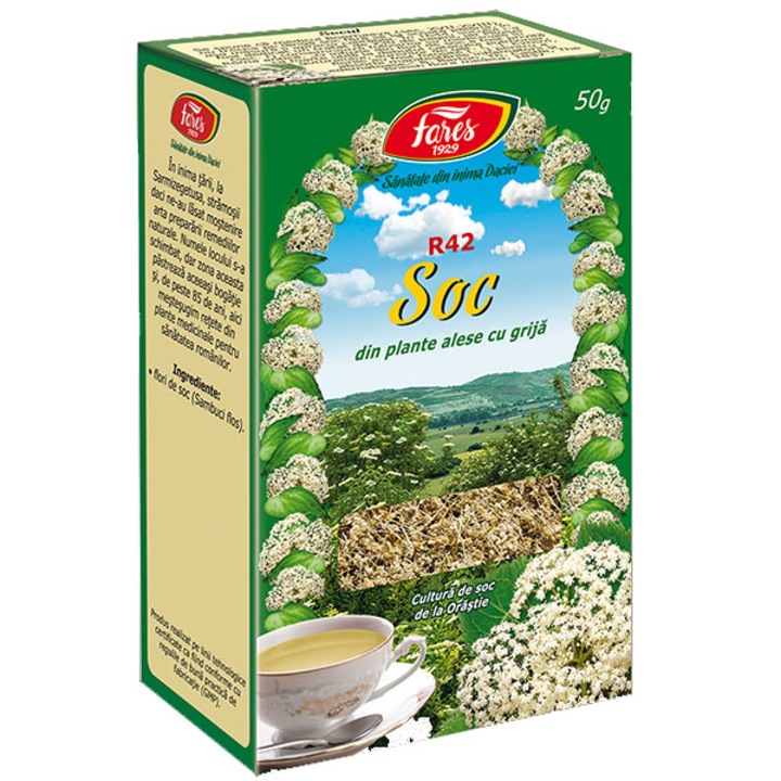Ceai Flori de Soc Fares 50gr