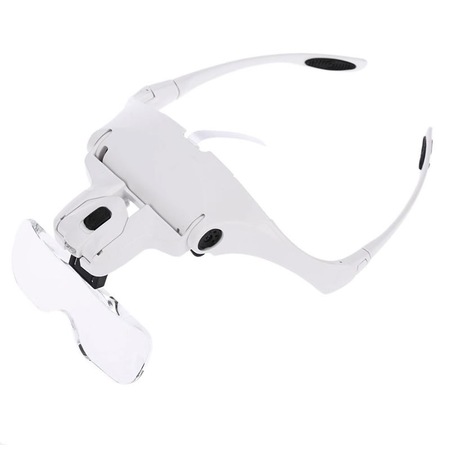 Ochelari tip cozoroc cu lupa si doua lampi iluminare Led 9892B2-EDY®
