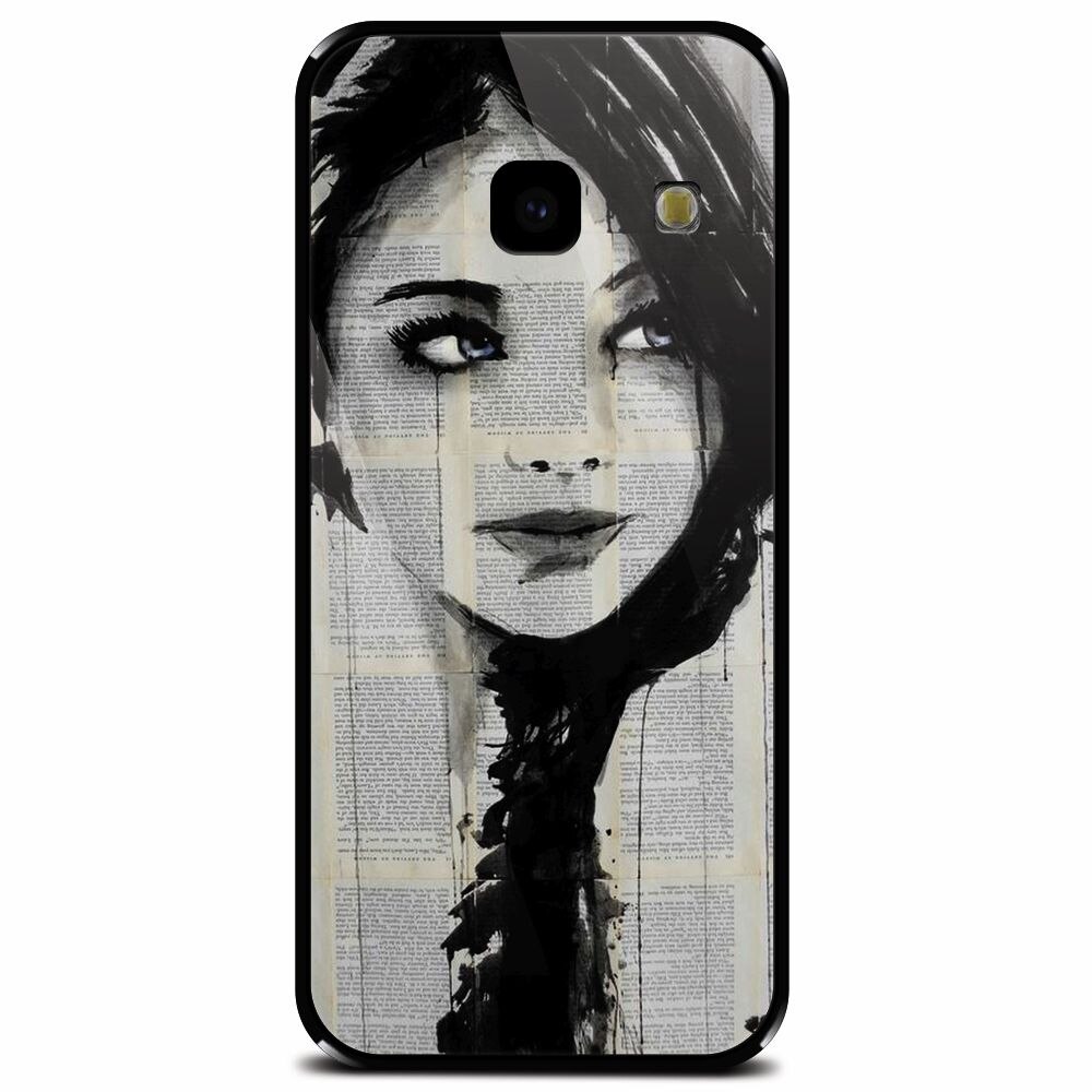 Husa din sticla securizata pentru Samsung Galaxy J4 Plus, Blue Eyes