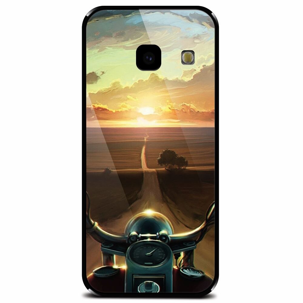 Husa din sticla securizata pentru Samsung Galaxy J4 Plus, Country Road