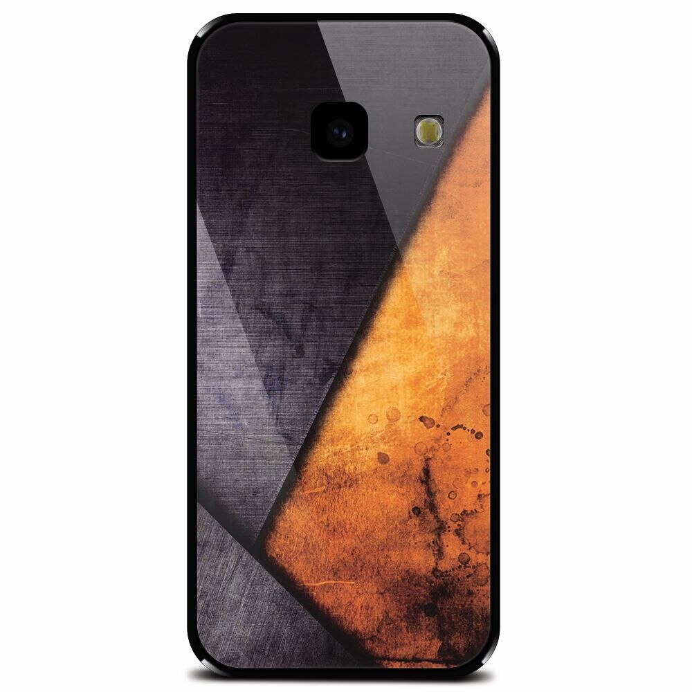 Husa din sticla securizata pentru Samsung Galaxy J4 Plus, Abstract