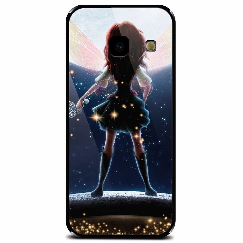 Husa din sticla securizata pentru Samsung Galaxy J4 Plus, Fairy