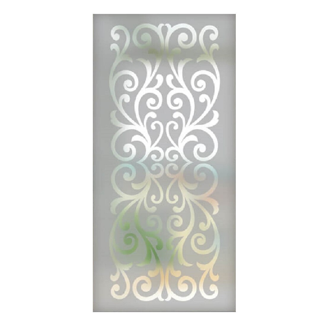 Folie pentru geam decorativa floral, 1 m x 2,1 m