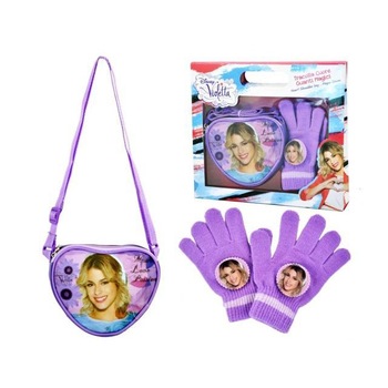 Set cadou gentuta inimioara si manusi Violetta - Coriex Set cadou gentuta inimioara si manusi Violetta - Coriex