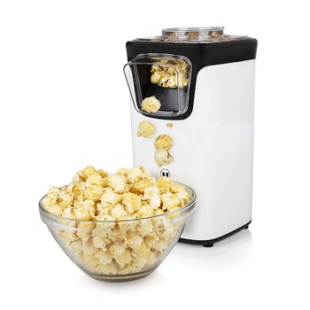 Aparat pentru popcorn Princess 292986, 1100 W, Alb/Negru Aparat pentru popcorn Princess 292986, 1100 W, Alb/Negru